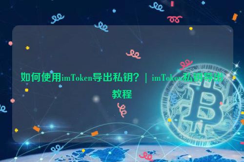 imtoken钱包导入私钥-imToken钱包：一键导入私钥，轻松管理数字资产