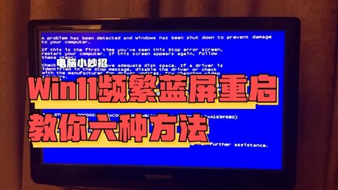 蓝屏win11进高级选项_蓝屏Win11重装系统教程_win11蓝屏